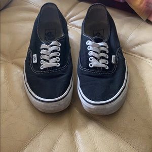 Black vans, HEAVILY WORN